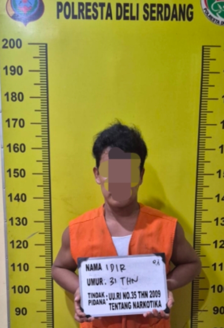 Diduga Miliki Sabu 0,42 Gram, Pria di Pantai Labu Deli Serdang Diamankan Polisi