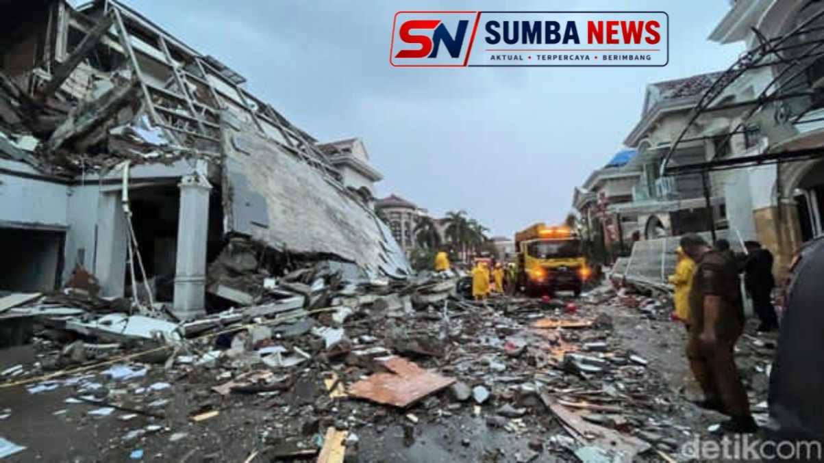 Diduga Kebocoran Pipa Gas Bawah Tanah, Ledakan Hancurkan Rumah di Grand Polonia Medan