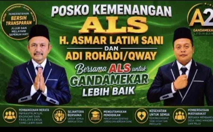 Dukungan Mengalir, Simpatisan Siap Menangkan Asmar Latim Sani dan Adi Rohadi di Pilkades Gandamekar 2026